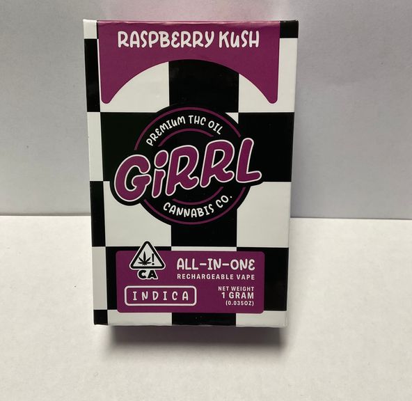 Girrl - Raspberry Kush All-In-One 1g