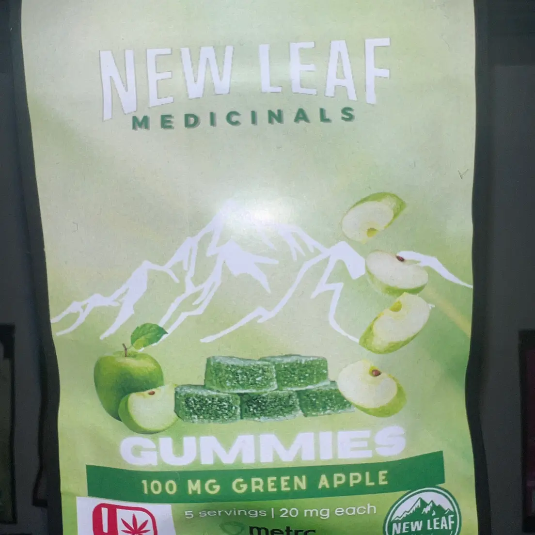 100mg Green Apple Gummies