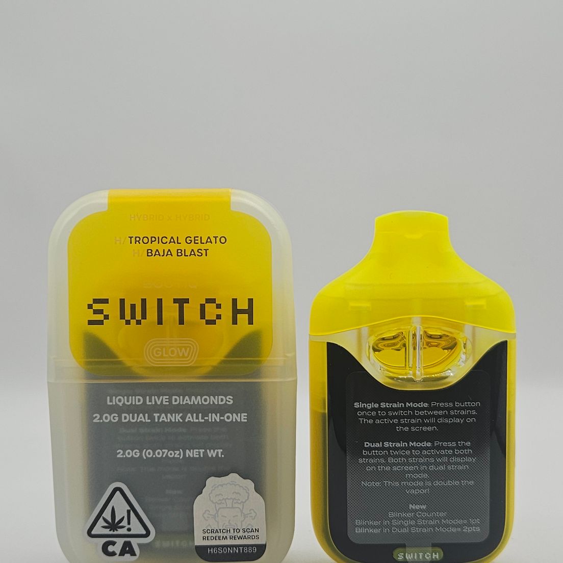 Boutiq Switch / Glow - Disposable - Tropical Gelato x Baja Blast - 2G
