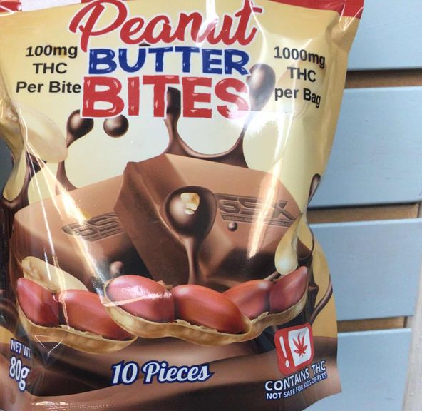 GSX Chocolate Bites Peanut Butter 1000mg