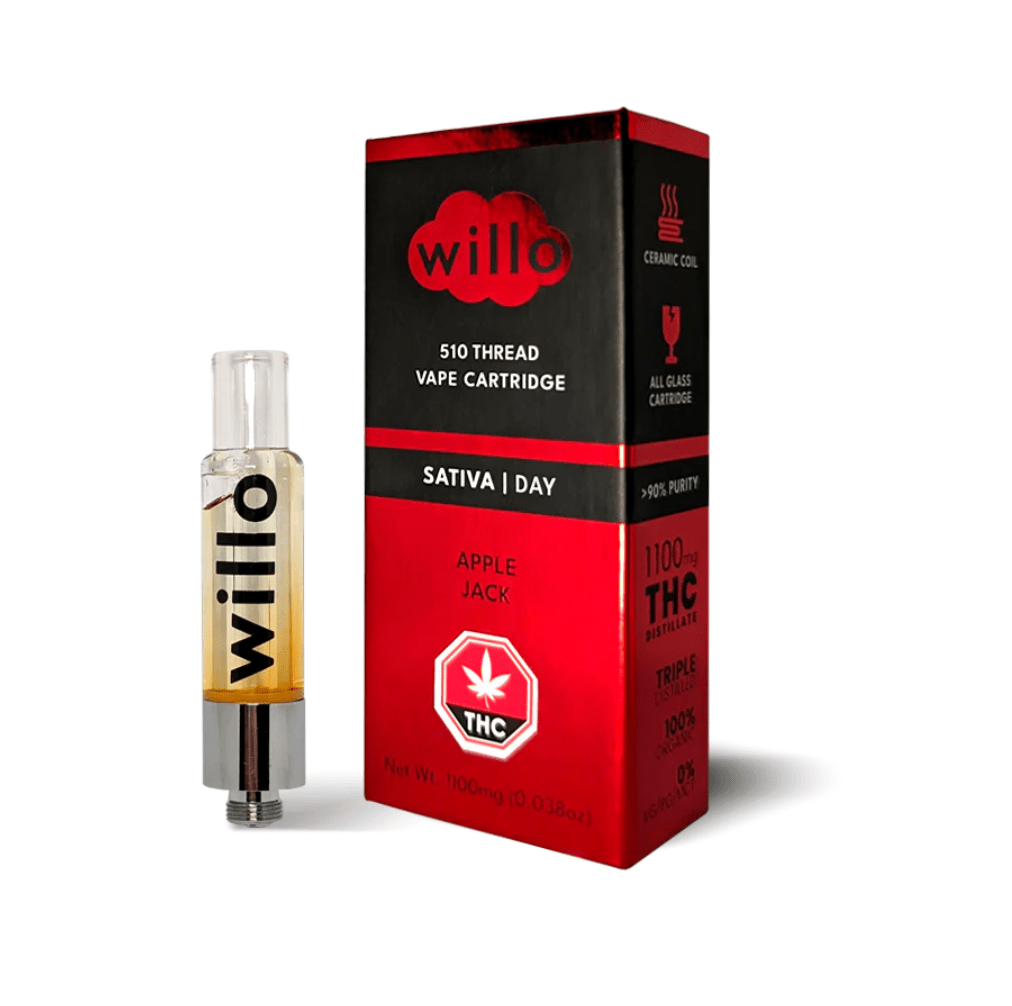 Apple Jack - 1G THC Vape Cartridge by Willo