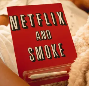 420 Greeting Card W/ Joint Holder " Netflix & Smoke?" $8