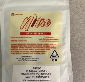 (Apollo) Fatso 14G Nitro Shake