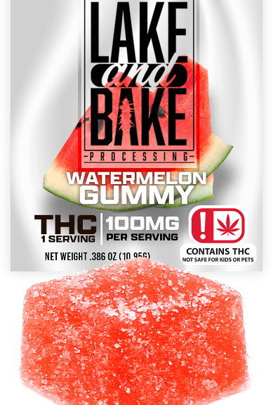 100mg Single Gummy - Watermelon