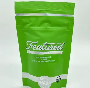 Wedding Cake (hybrid/indica) - 7g PREMIUM INDOOR smalls (THC 29%) by Featured Farms **Buy 2 for $80**