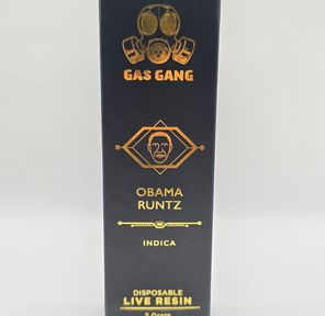 Gas Gang - Live Resin Disposable - Obama Runtz - 2G