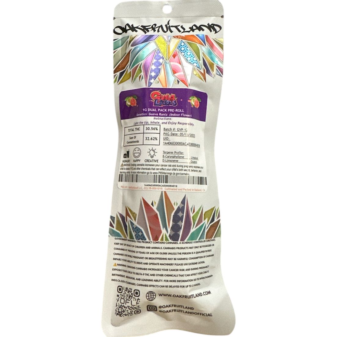 Oakfruitland - Guavalicious Dual Pack Preroll 2g