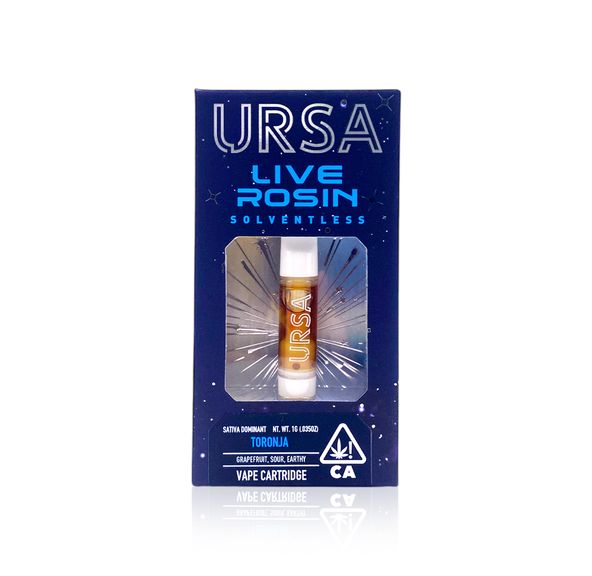 URSA Toronja 1g Live Rosin Solventless Cartridge 72.29%