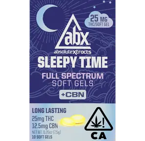 [ABX] CBN Soft Gels - 25mg - 10ct - Sleepy Time (I)