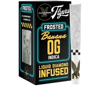 Claybourne Co. - Banana OG Flyers Frosted Infused Pre-Rolls - 5ct