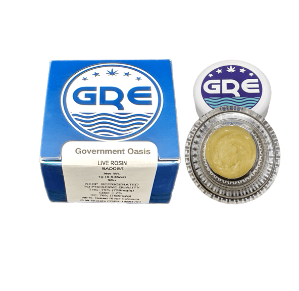 Green River Extracts - Government Oasis 1G - Live Rosin