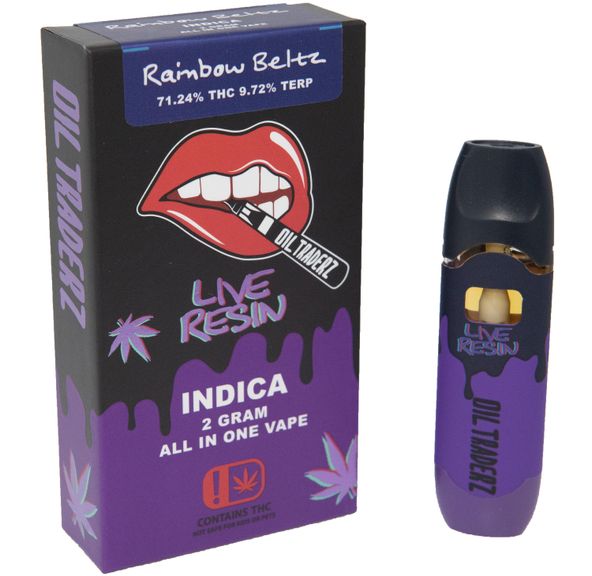 OIL TRADERZ RAINBOW BELTZ LIVE RESIN DISPOSABLE 2G