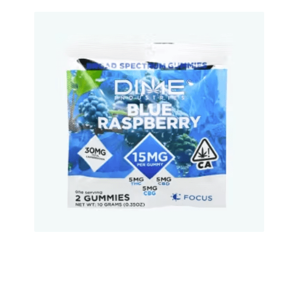 Balanced Line Blue Raspberry "Afternoon" CBG Gummies 2PK