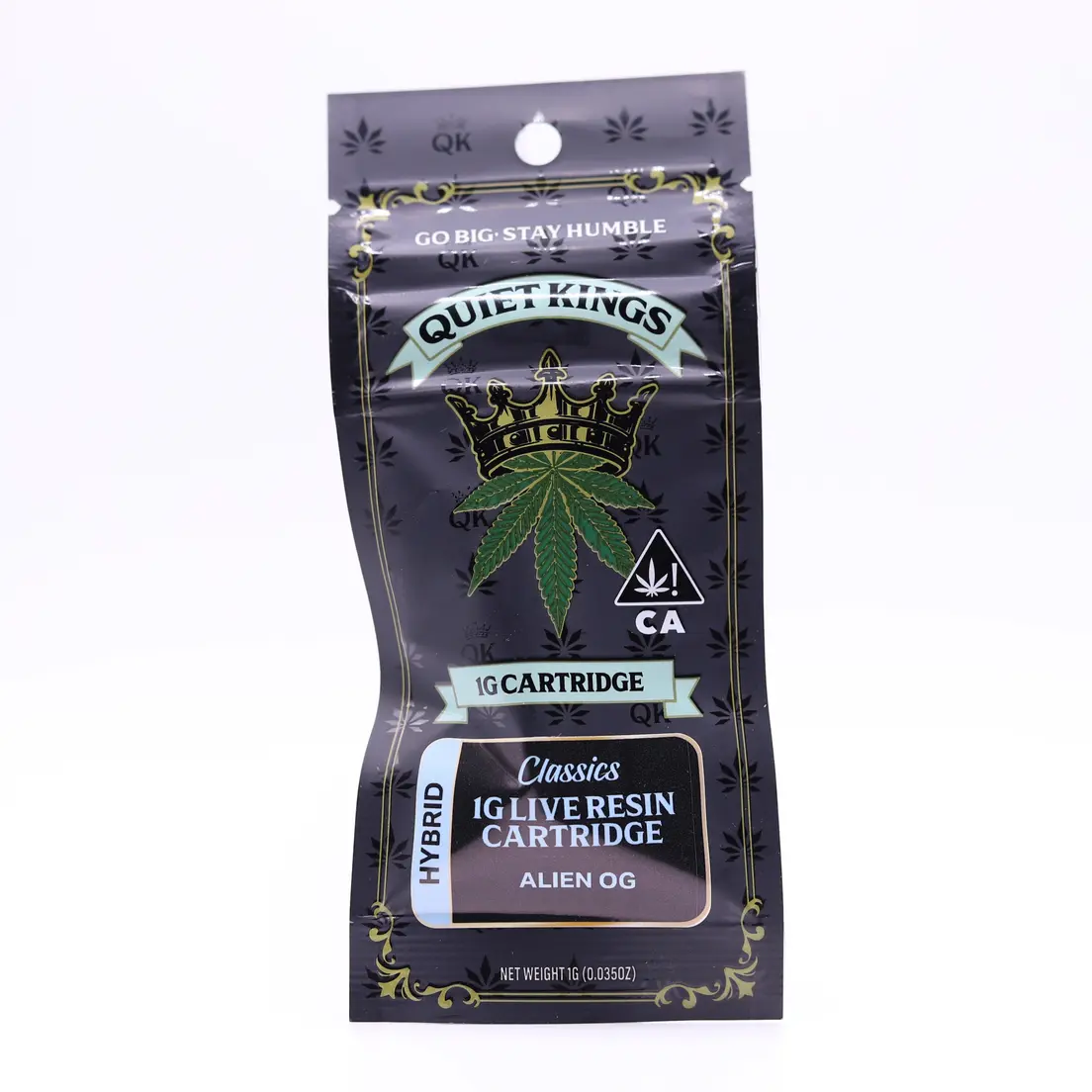 Quiet Kings - ALIEN OG 1G LIVE RESIN CARTRIDGE