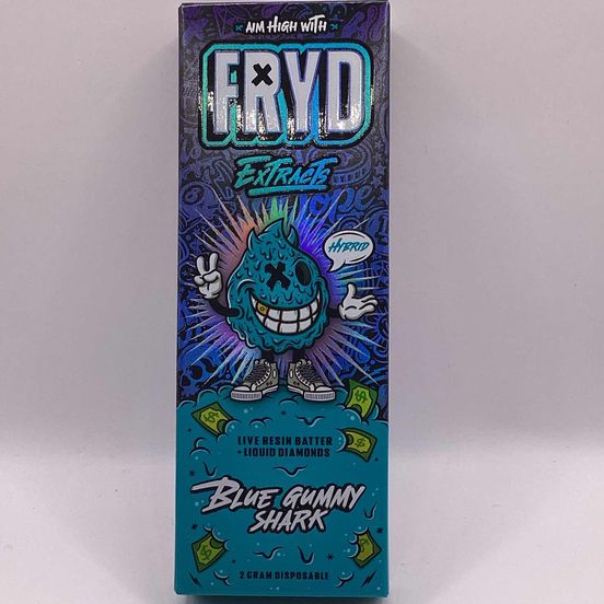 Fryd - Disposable - Blue Gummy Shark - 2G at Goodies | Sweede