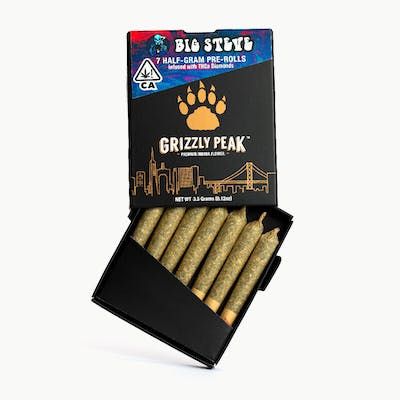 D. Grizzly Peak 7pk x .5g THCa Diamond Infused Pre Roll - Big Steve (H)