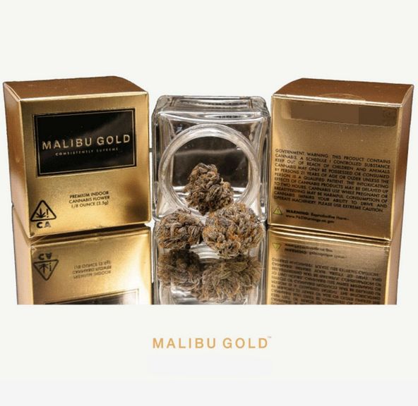 1. Malibu Gold 3.5g Flower - 9/10 - Mendo Breath (~25% THC) **SALE**