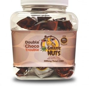GIRAFFE NUTS CHOCOLATE TRUFFLE BALLS: 10 Count 30mg Double Choco Trouble