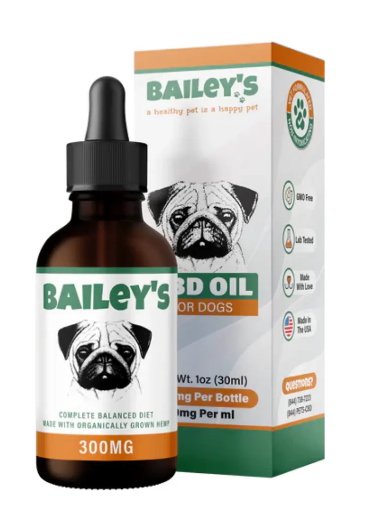 BAILEY'S CBD OIL FOR DOGS 300MG