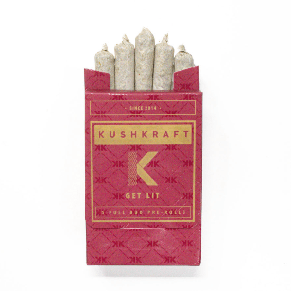 Sour Tangie Sativa 5 x 0.6g Pre-Rolls by KushKraft