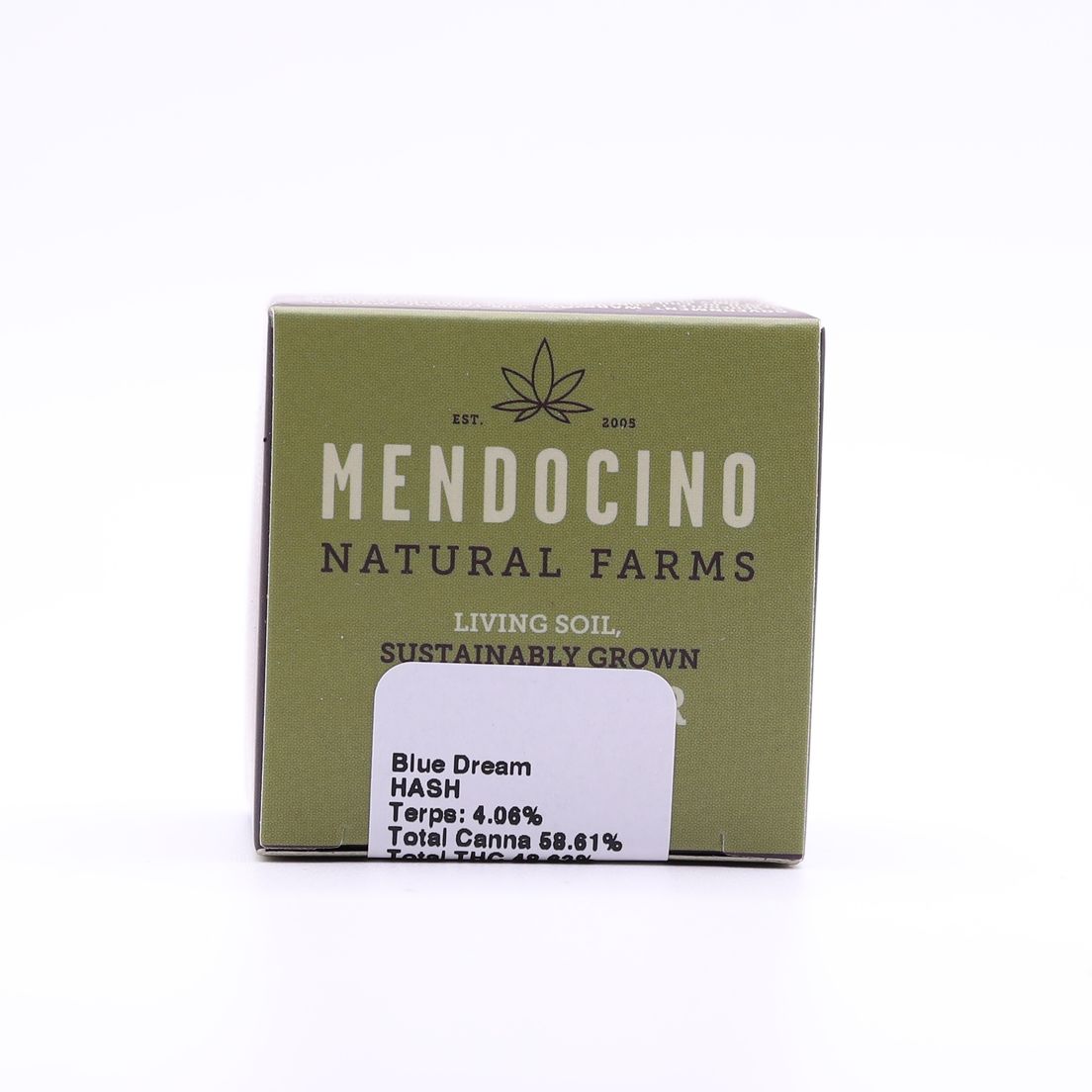 Mendocino Natural Farms- BLUE DREAM BUBBLE HASH 1G
