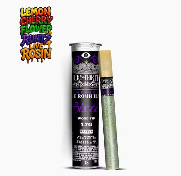 Lucky Thirteen - Lemon Cherry Gelato Hashish Donut Hole - 1.7g