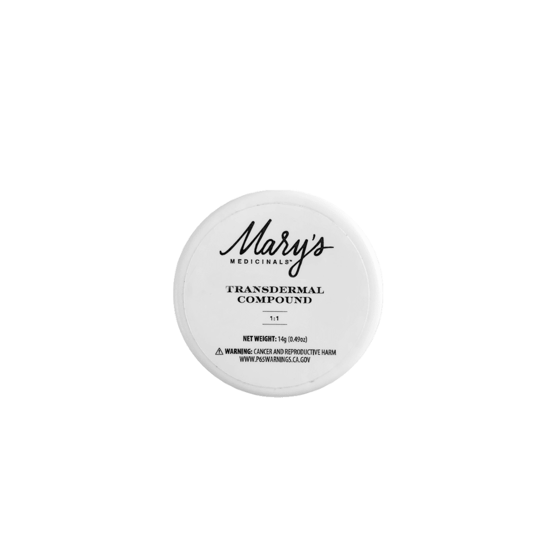 Mary's Medicinals Topical Transdermal Compound 1:1 250mg CBD / 250mg THC