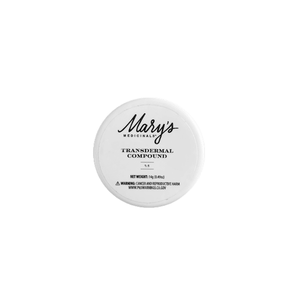 Mary's Medicinals Topical Transdermal Compound 1:1 250mg CBD / 250mg THC