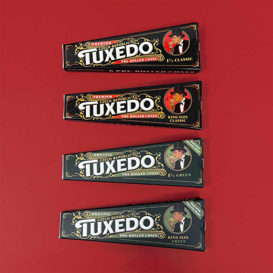 Tuxedo 1 1/4 Green 6pk