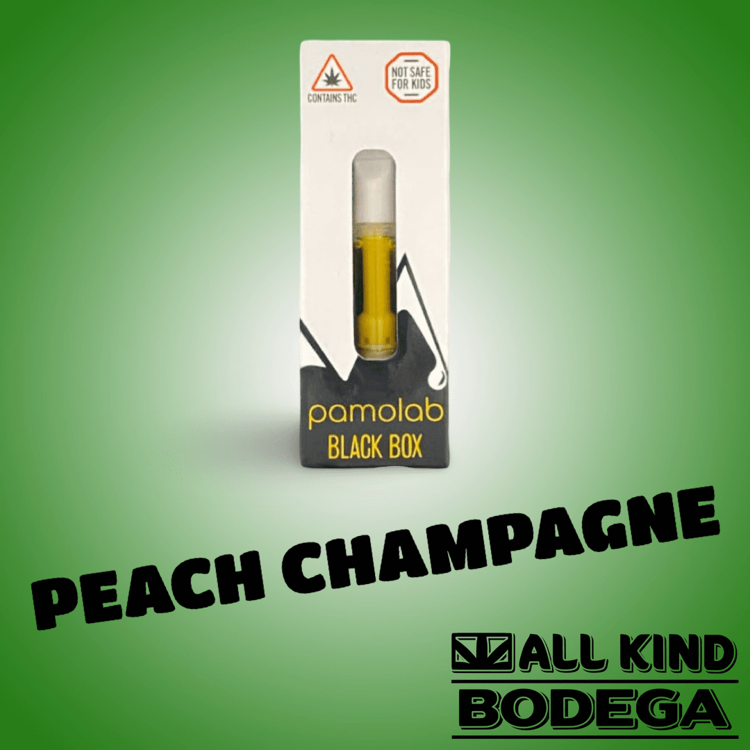 Peach Champagne 1g Cured Resin Vape Cart (@Pamolab)