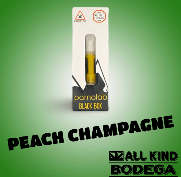 Peach Champagne 1g Cured Resin Vape Cart (@Pamolab)