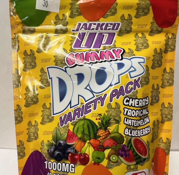 Variety Pack Gummy Drops 1000mg Jacked Up