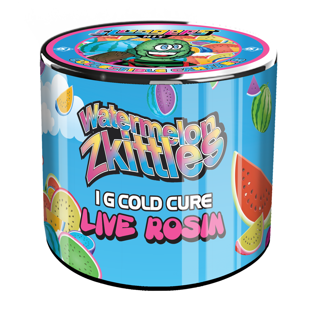 Sluggers Live Rosin Watermelon Zkittles 1g