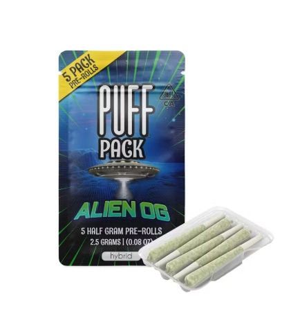 Puff - Alien OG Preroll 5 Pack
