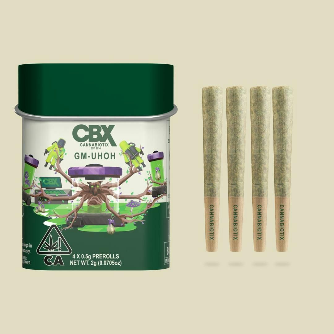 Cannabiotix - GM-UHOH - 4pk/2g Preroll Pack