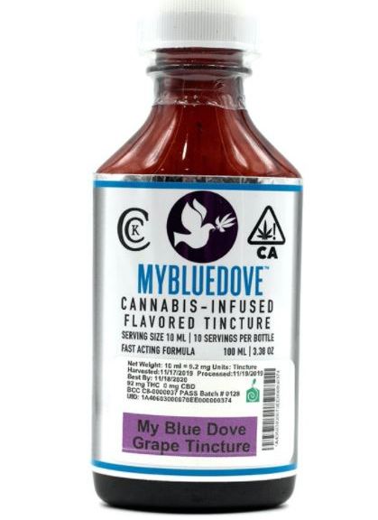 100mg Grape Tincture by My Blue Dove