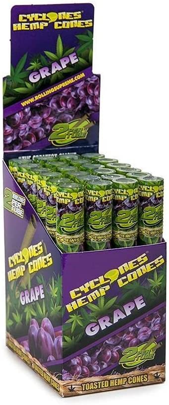 Cyclones - Hemp Cones - 2 pk - Grape