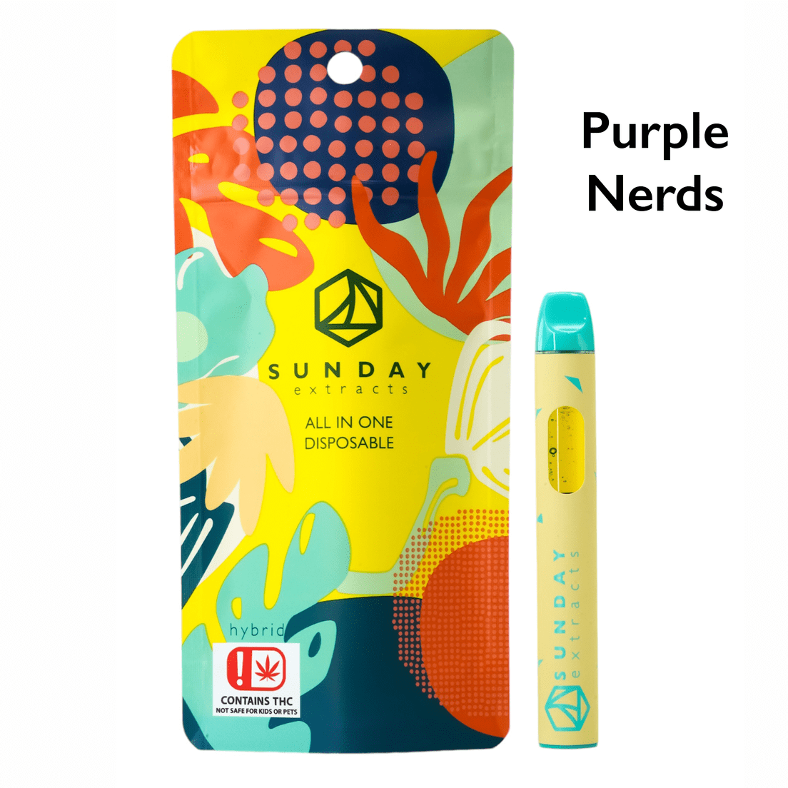 SUNDAY EXTRACTS PURPLE NERDS DISPOSABLE 2G