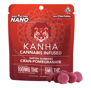 Kanha- CRAN POMEGRANATE 100MG NANO GUMMIES