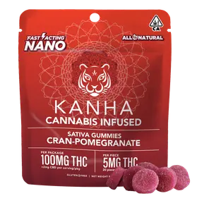 Kanha - CRAN POMEGRANATE 100MG NANO GUMMIES