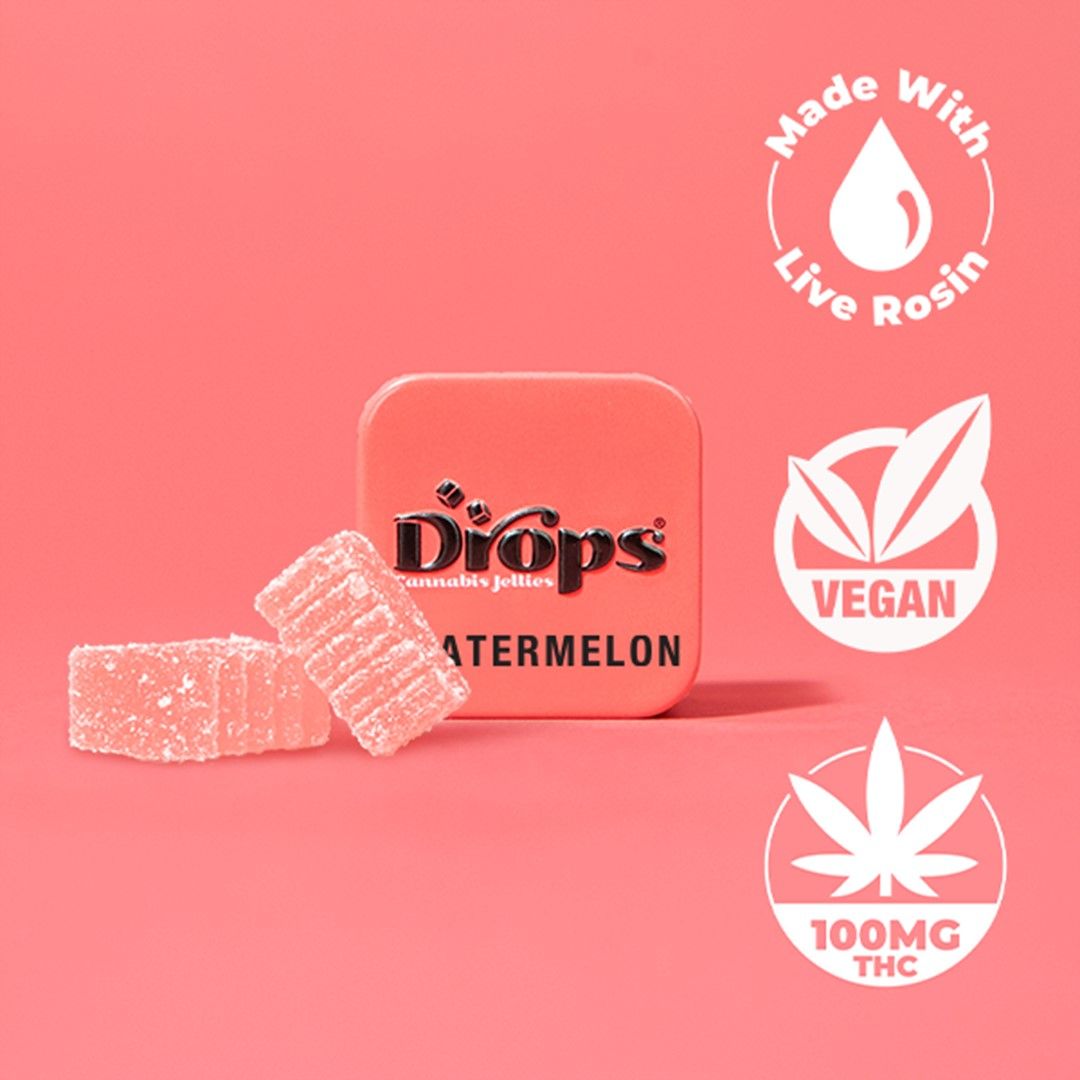 Drops Singles Watermelon Gummies 100mg