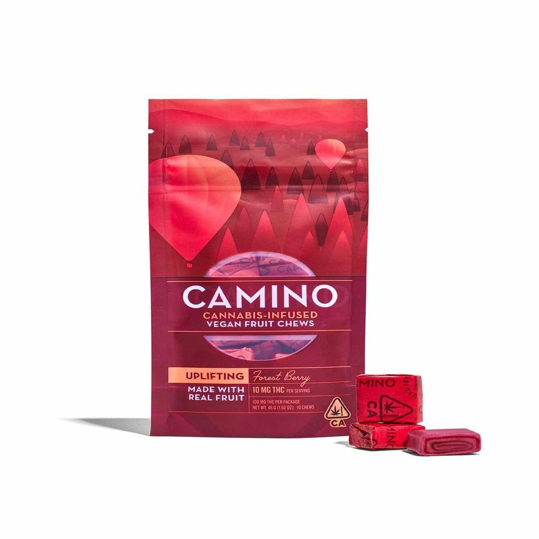 [Camino] Vegan Fruit Chews - 100mg - Forest Berry (S)