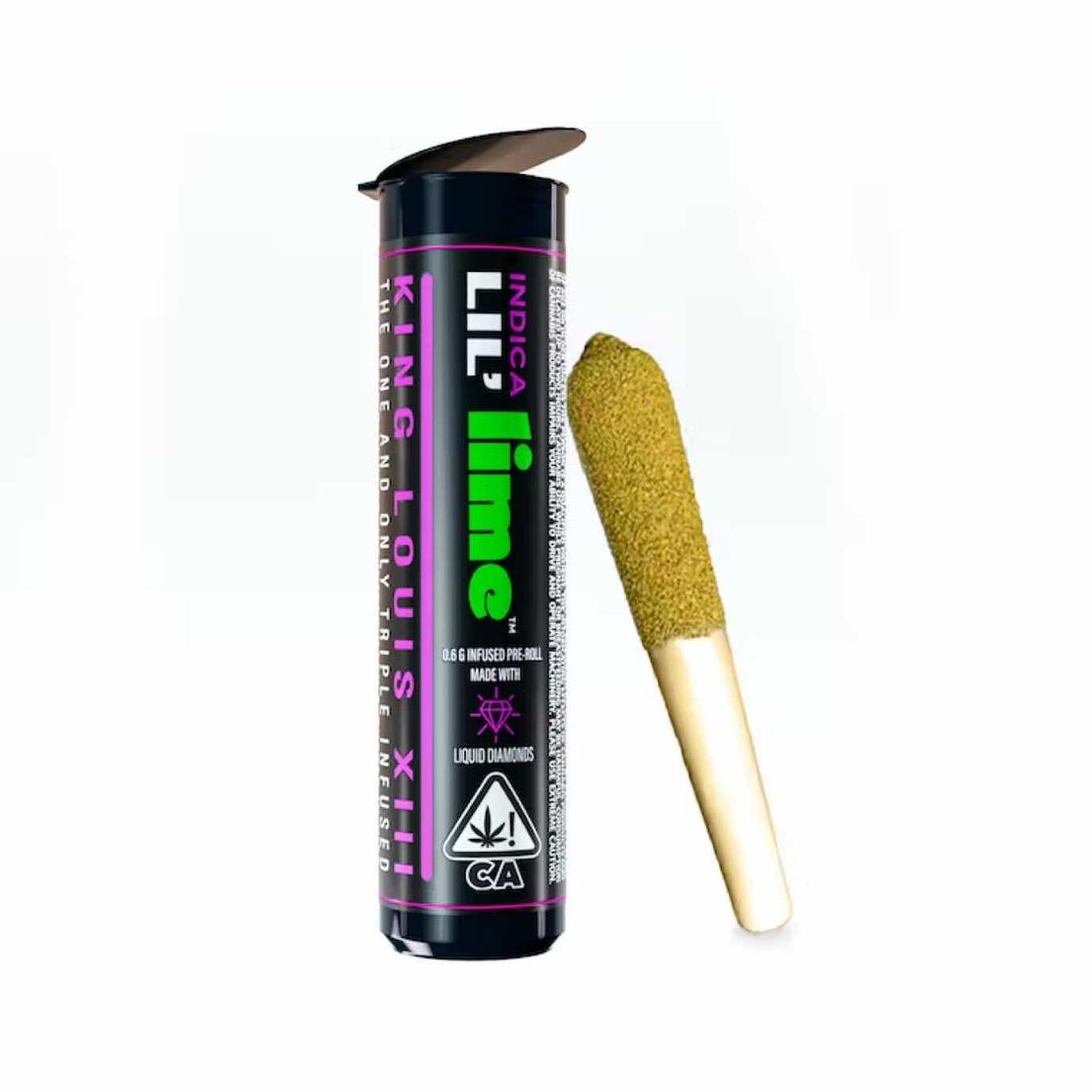 Lime Infused Mini Pre-roll King Louis XIII .6g