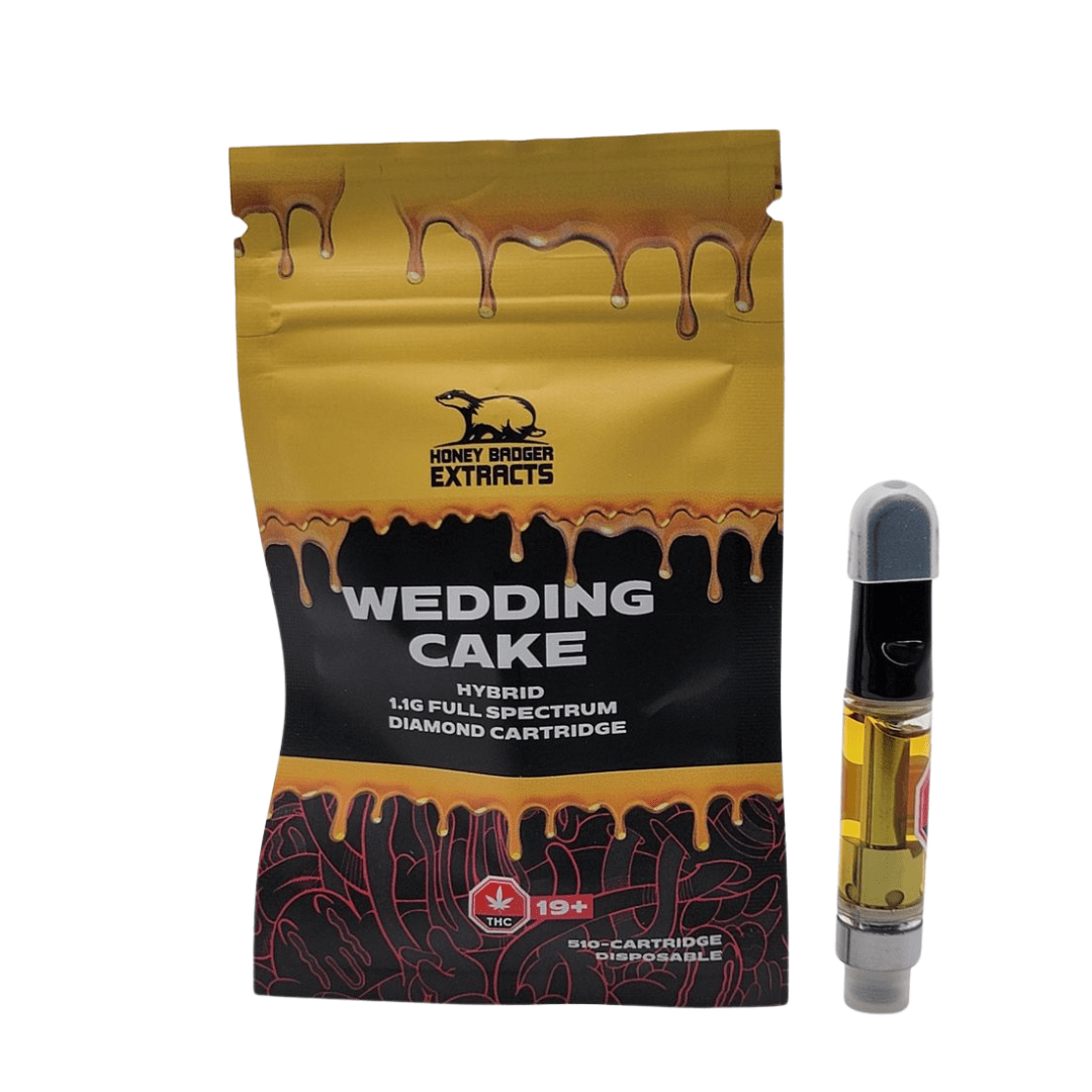 Wedding Cake 1G Liquid Diamond Cartridge by Honey Badger
