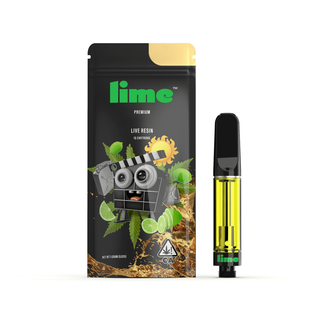 Lime | Vape Cart | 1g | Live Resin | Maui Wowie
