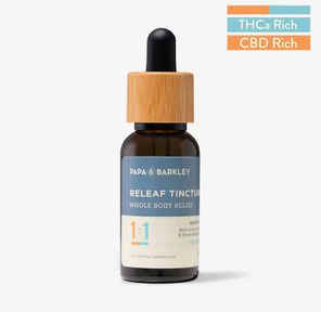 PAPA & BARKLEY - Releaf Tincture 30ml 1CBD:1THCa
