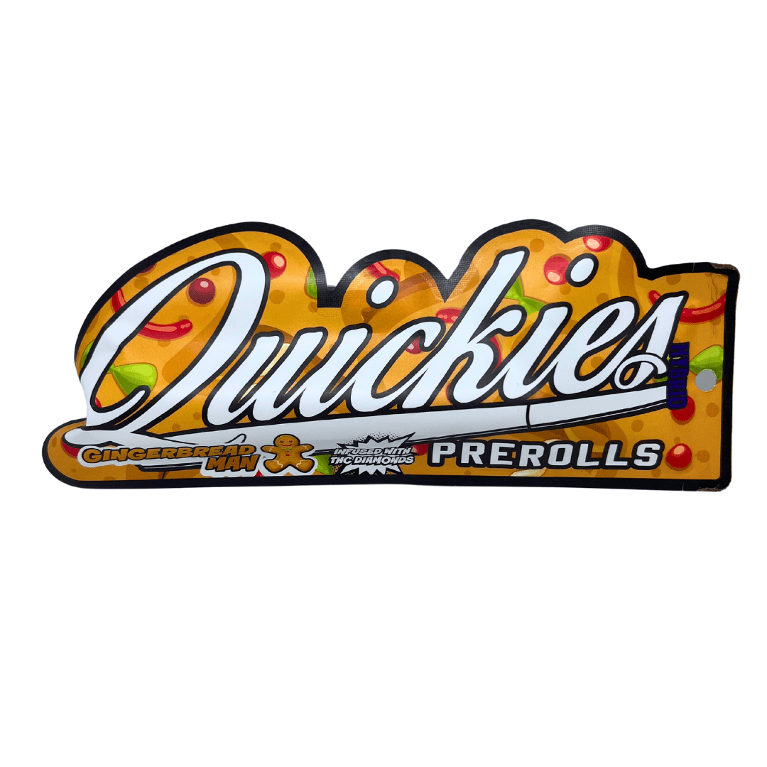 Quickies - Gingerbread Man Hybrid Infused Pre Roll 1g