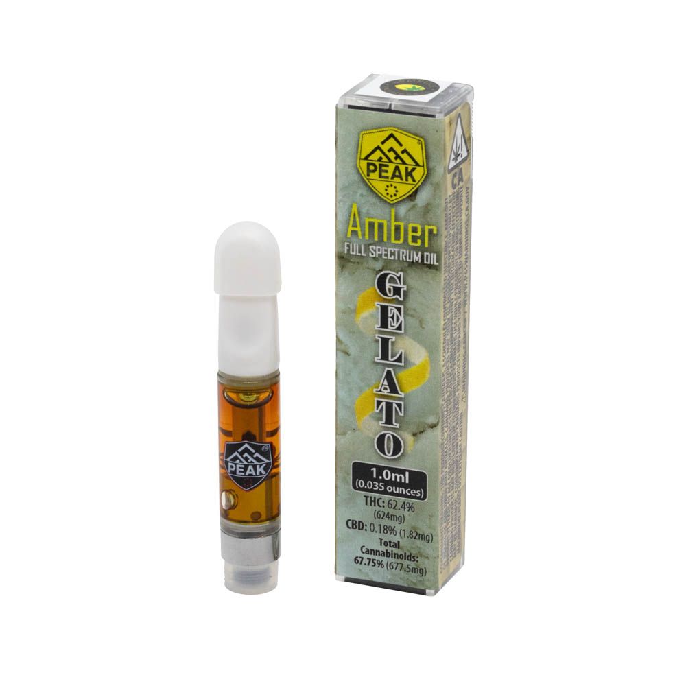 Peak - Gelato Full Spectrum Amber Oil Cartridge 1.0ml