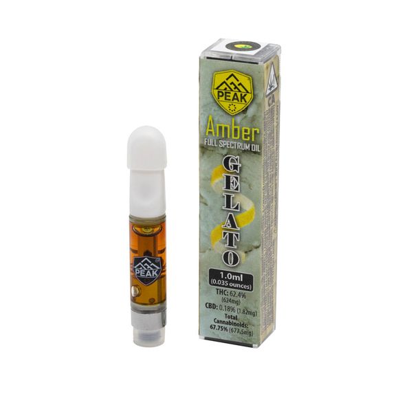 Peak - Gelato Full Spectrum Amber Oil Cartridge 1.0ml