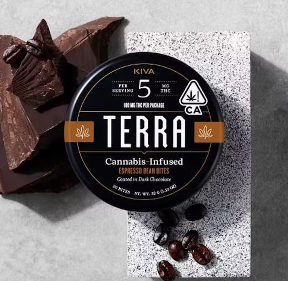 100mg Terra - Dark Chocolate Espresso Bites